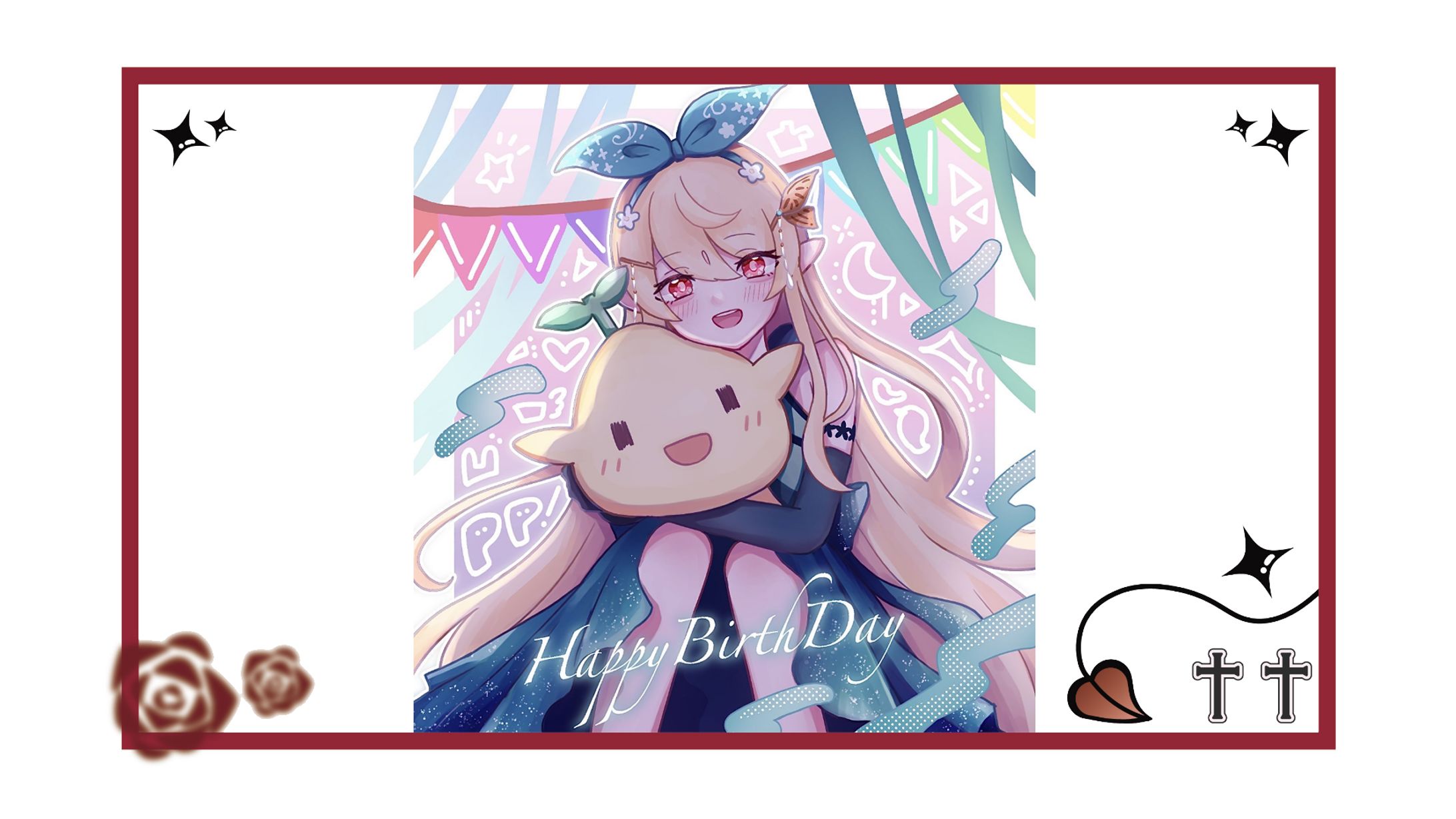 【二次創作】にじさんじ　誕生日イラスト-1