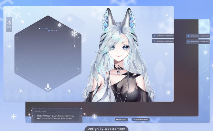 VTuber Overlays Design