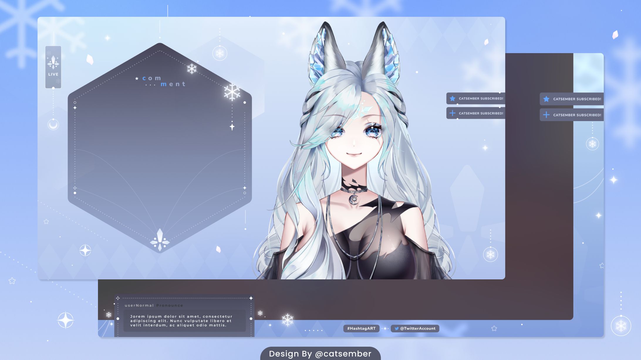 VTuber Overlays Design-1