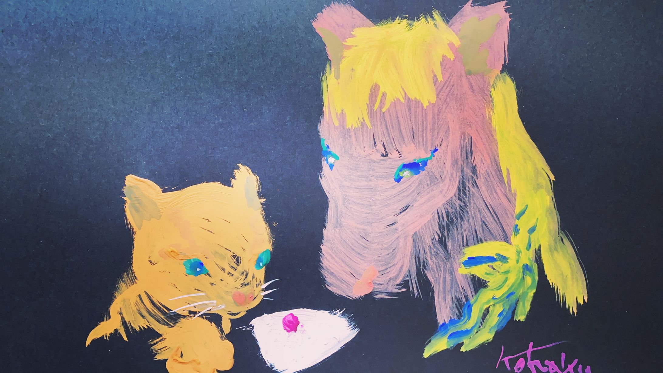 ネコと馬とケーキ-1