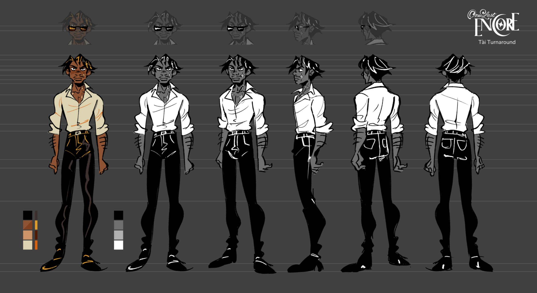 One Last Encore: Character Turnarounds-1