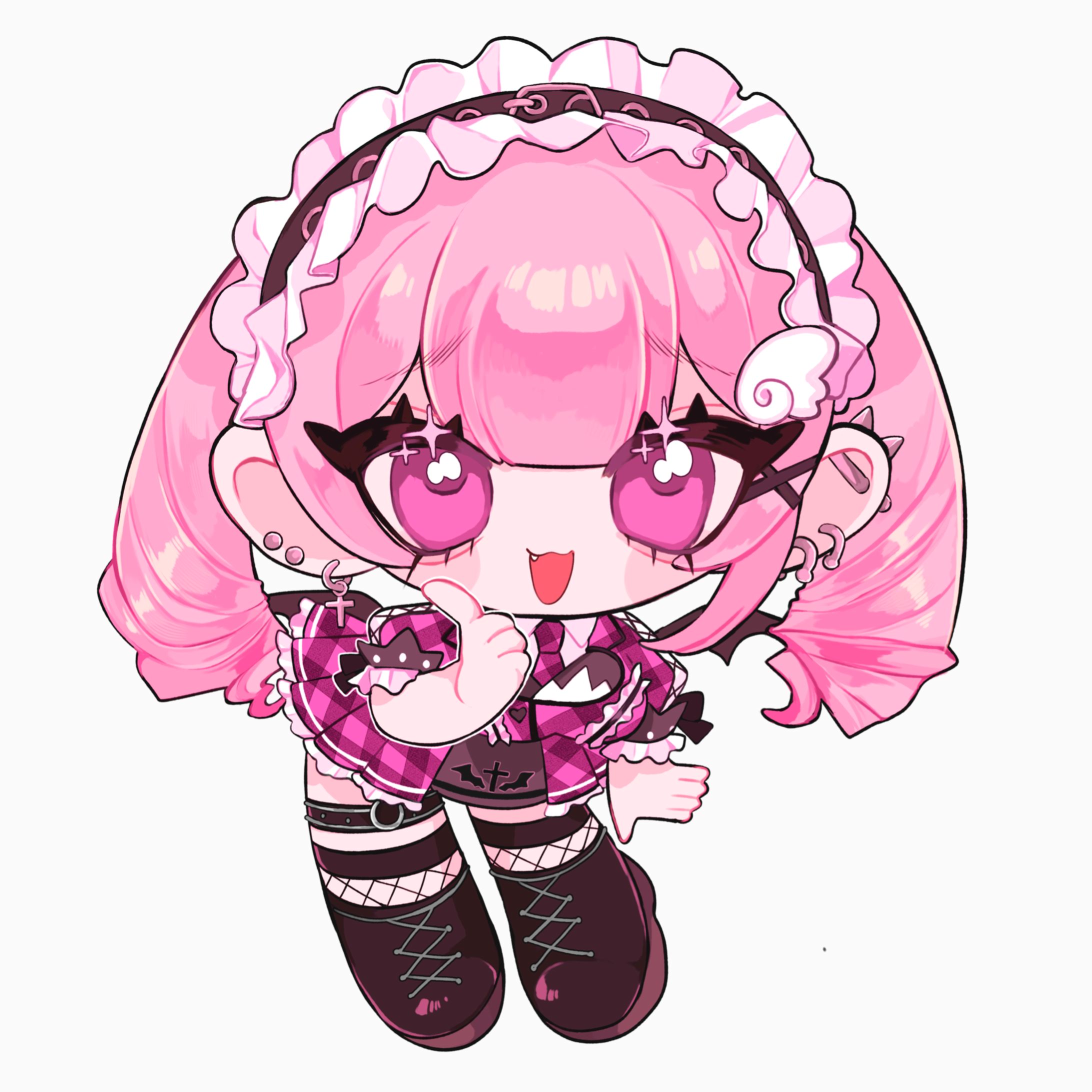 鬱夜 れね様_1st Anniversary デフォルメイラスト-1