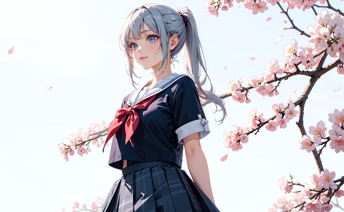 AI制服少女桜