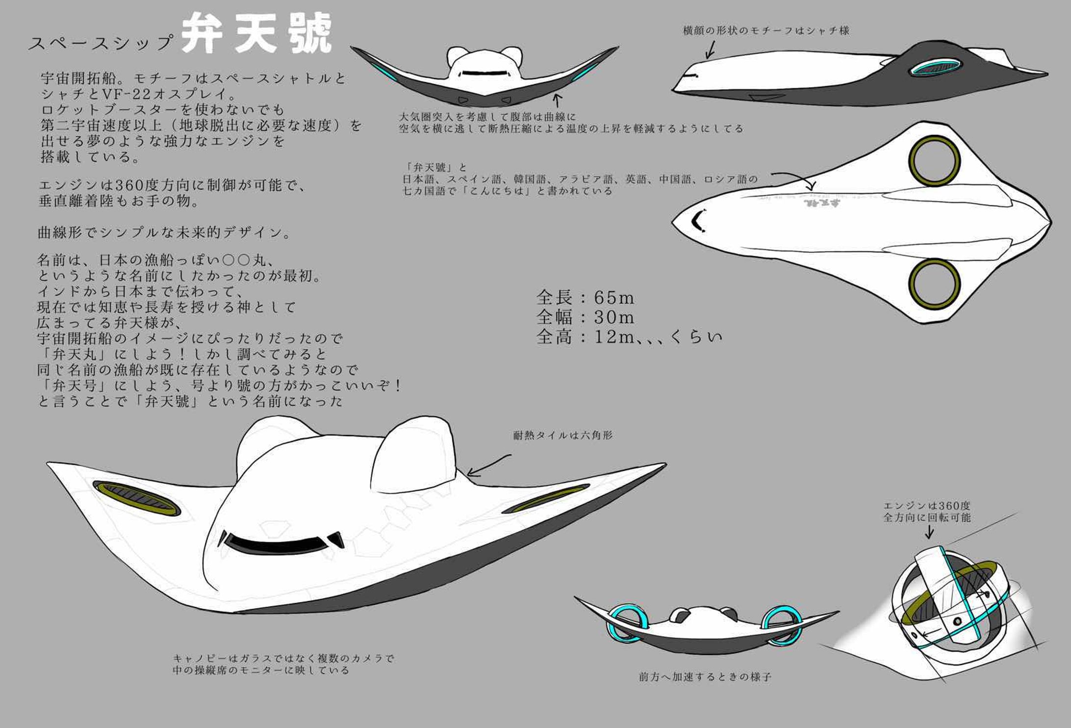 宇宙開拓船　弁天號-1