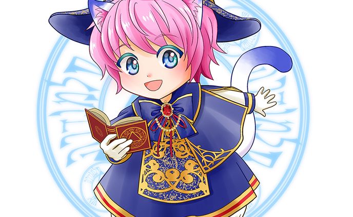 猫耳魔法使いの男の子