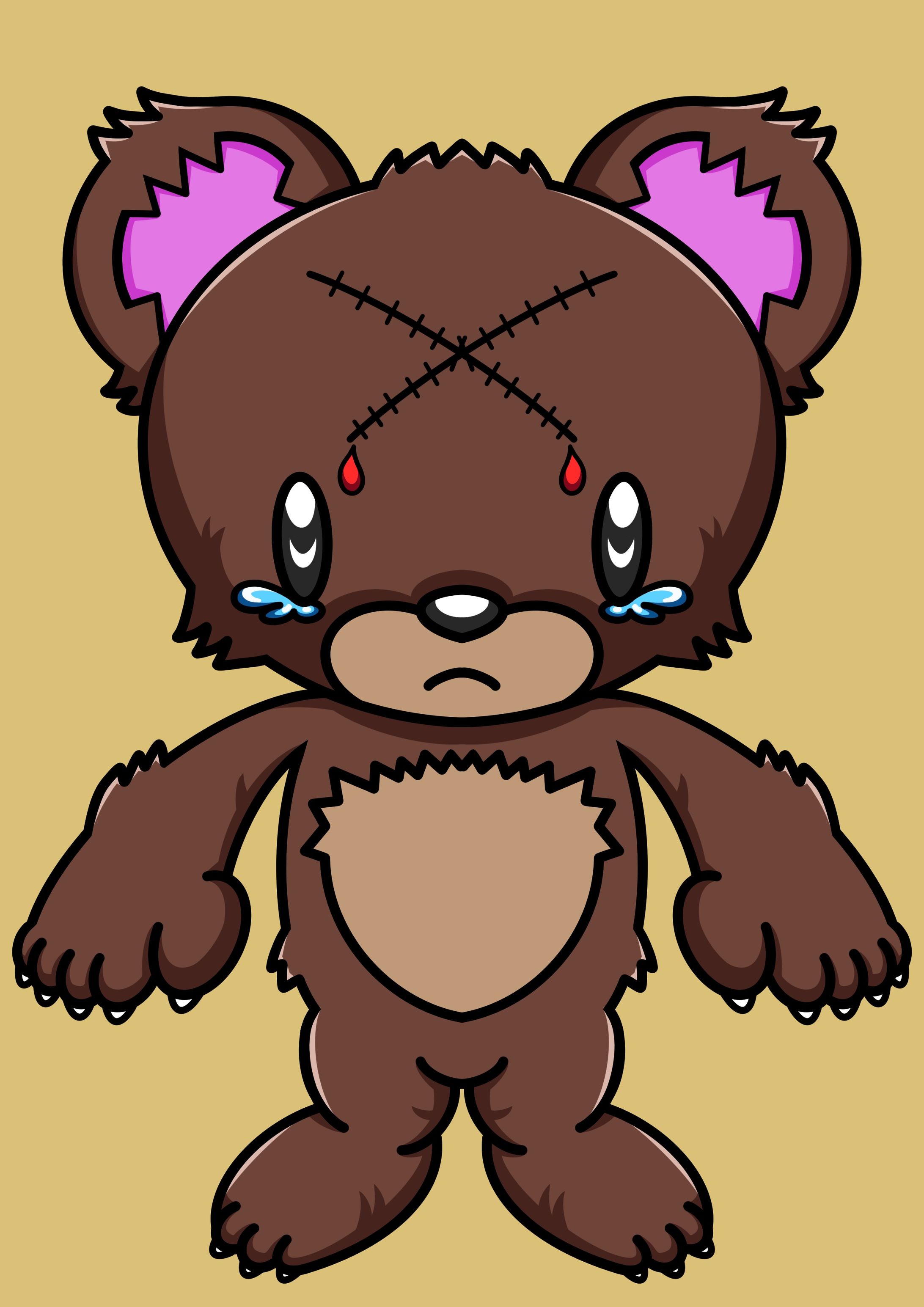 "Crying Bear"(scar ver.)-1