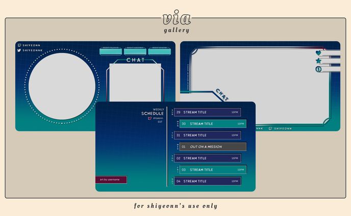shiyeonn's overlay package showcase