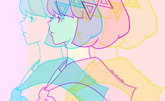 文房具、女子高生