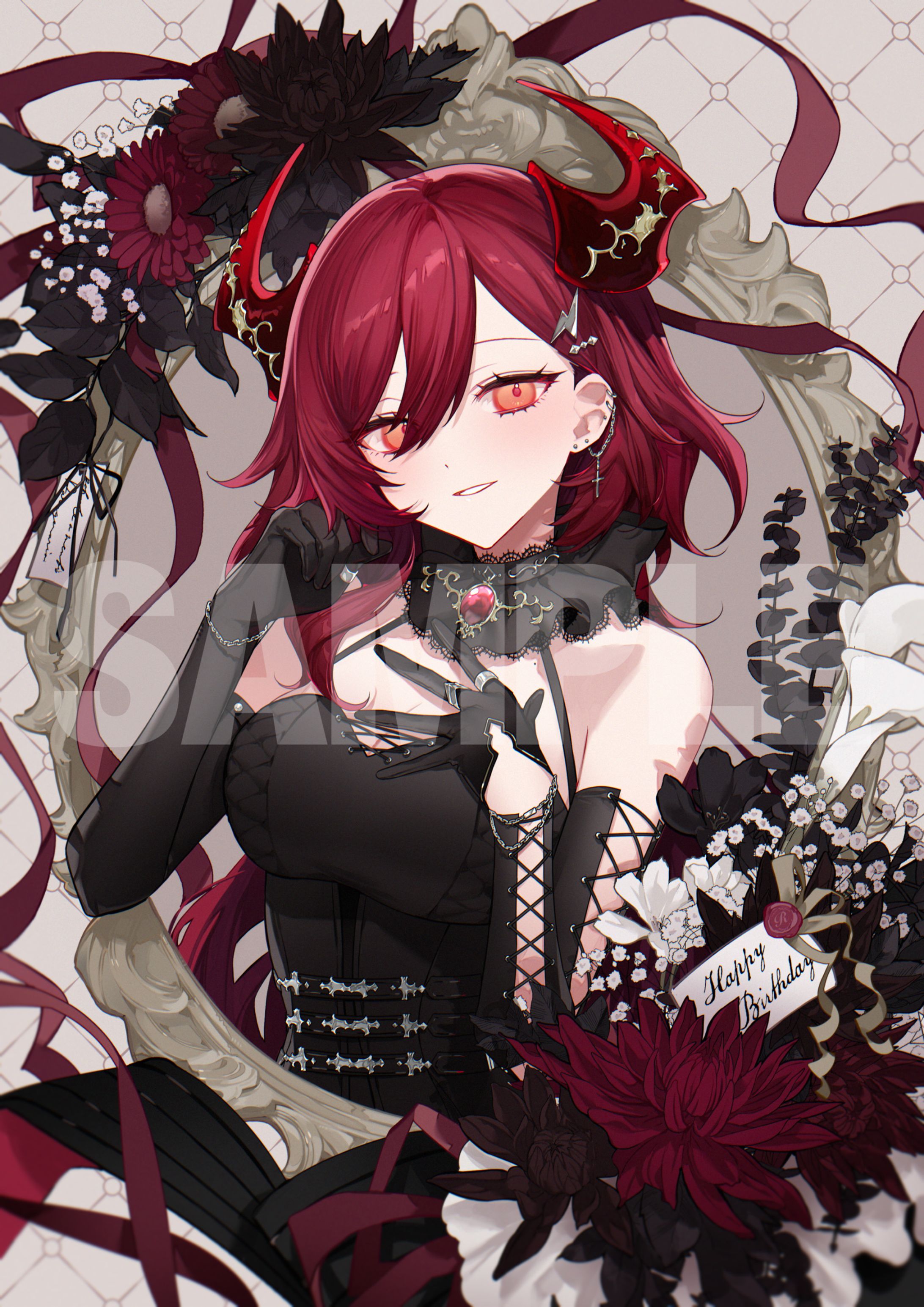 燎莉ロンさん/生誕イラスト-1