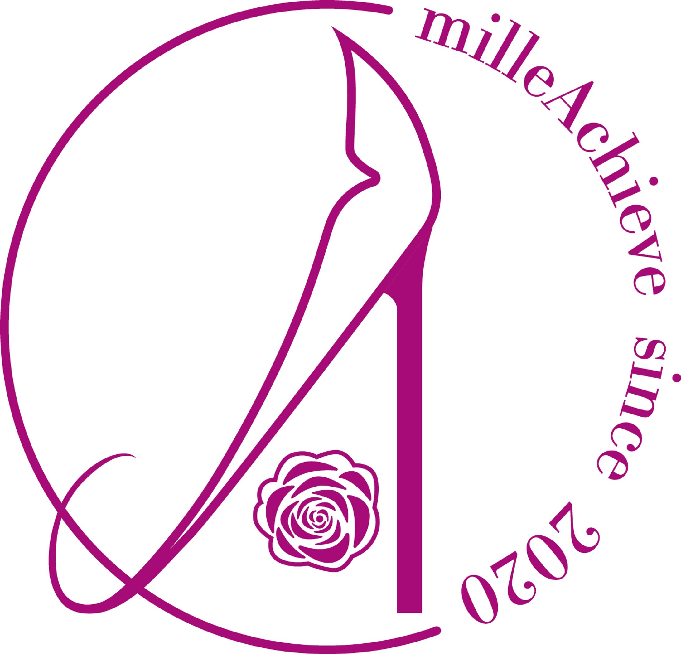 オンライン秘書×美容コンサル「milleAchieve」様ロゴ-1