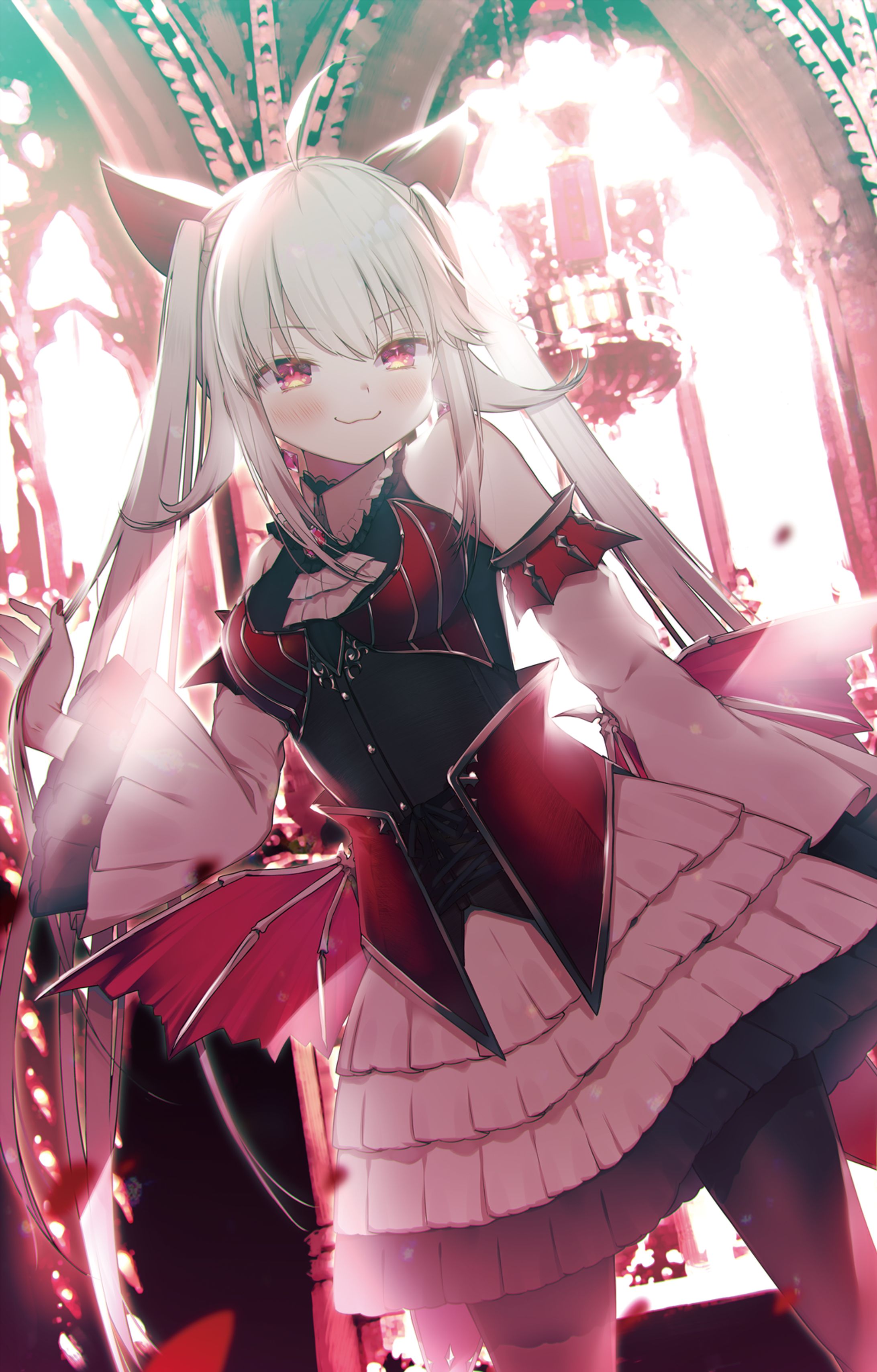 〖イラスト〗Vtuber 羽黒アイズ様 グッズ用〖一枚絵〗-1