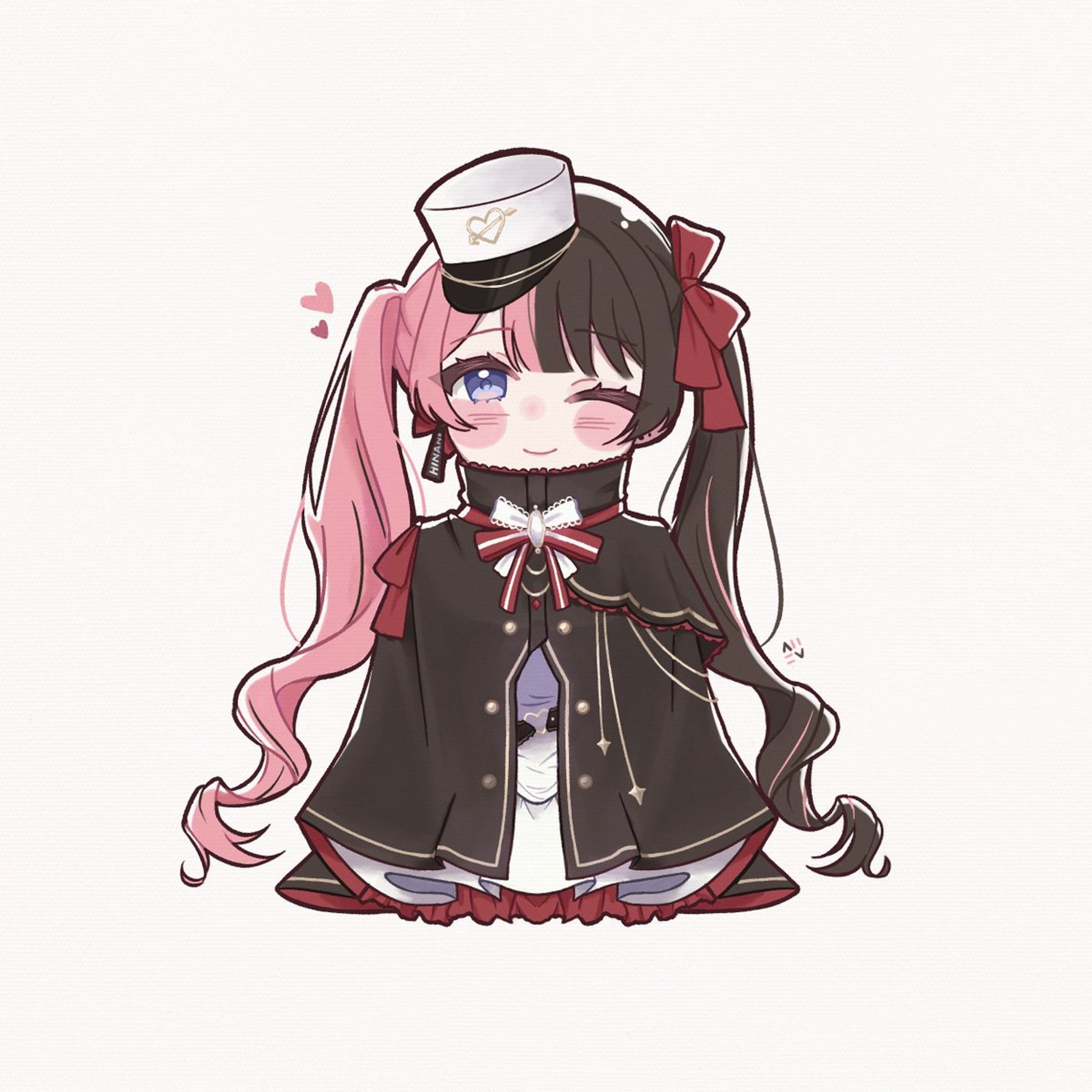 Hinano Military Uniform Chibi-1