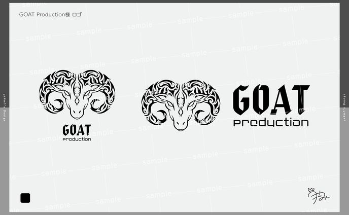 GOAT Production様　ロゴ
