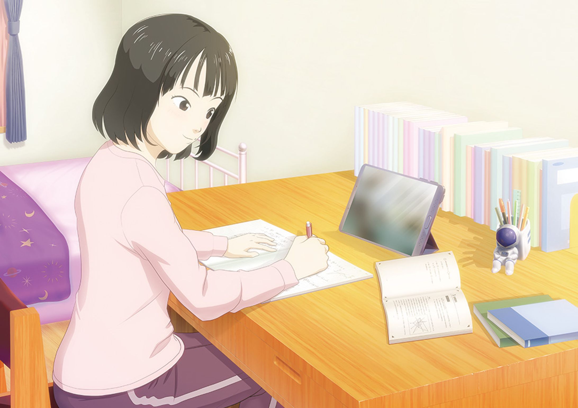 【お仕事】 個別指導学院フリーステップ様の印刷物のイラストを担当しました。-1