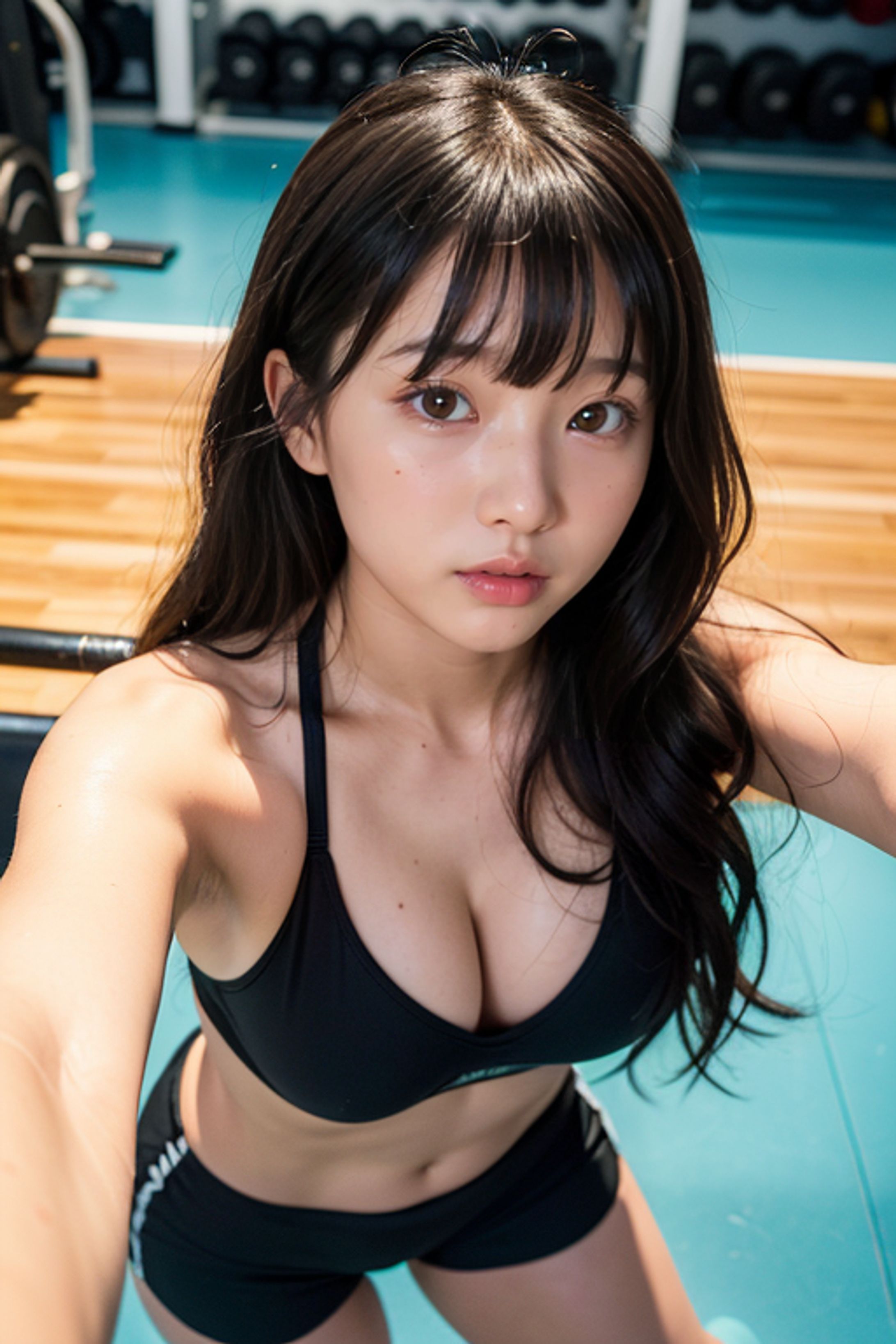 筋トレ女子-1