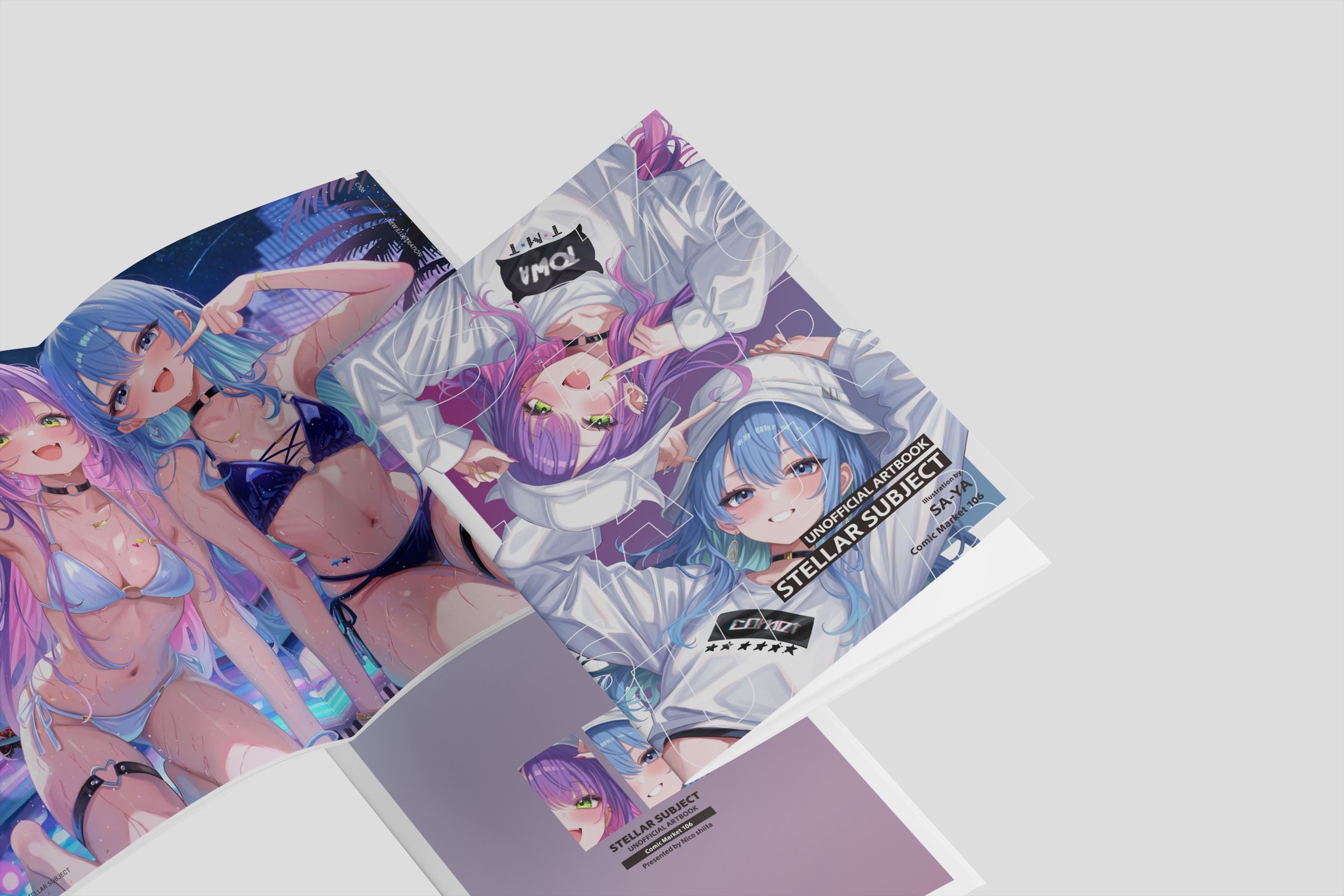 イラストレーター『sa-ya』様ブックデザイン-1