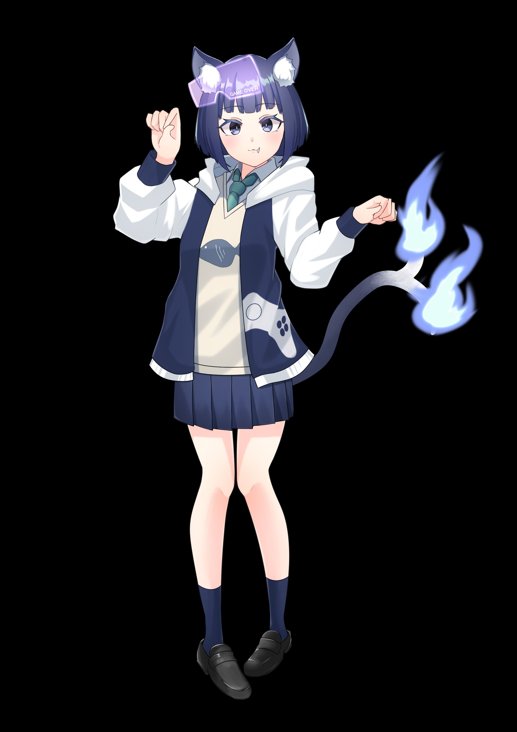 オリジナルVtuber想定立ち絵-1