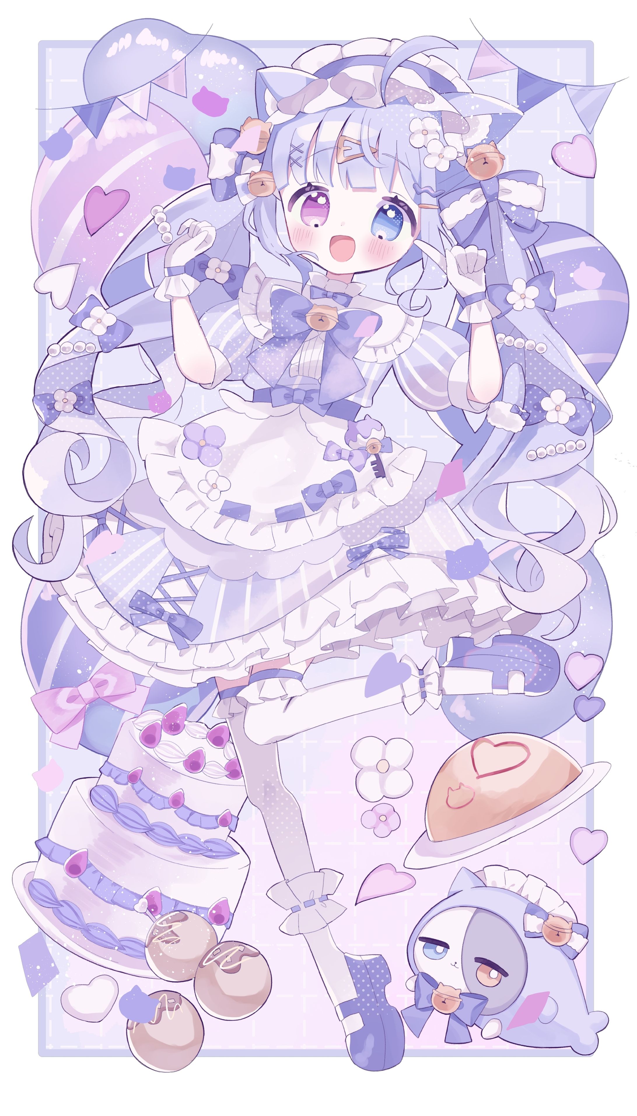 〖 お仕事 〗猫和のん様┊お誕生日記念イラスト-1