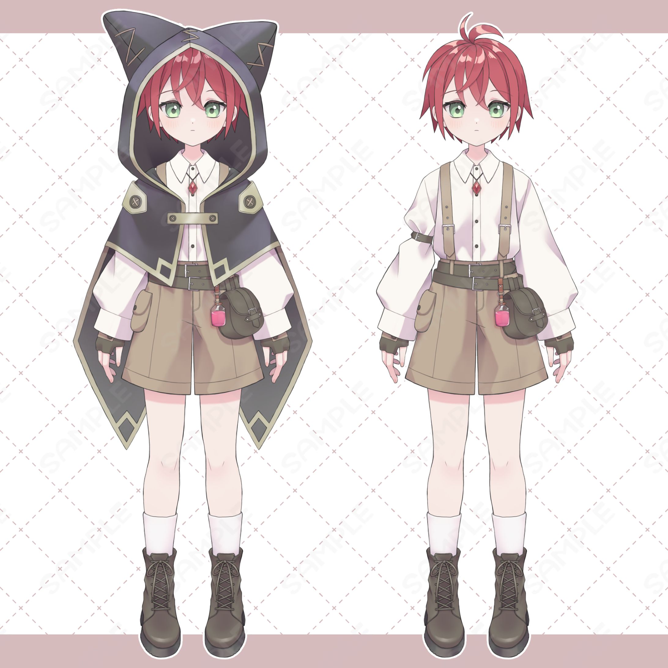 【Live2D Illustration】販売モデル-1