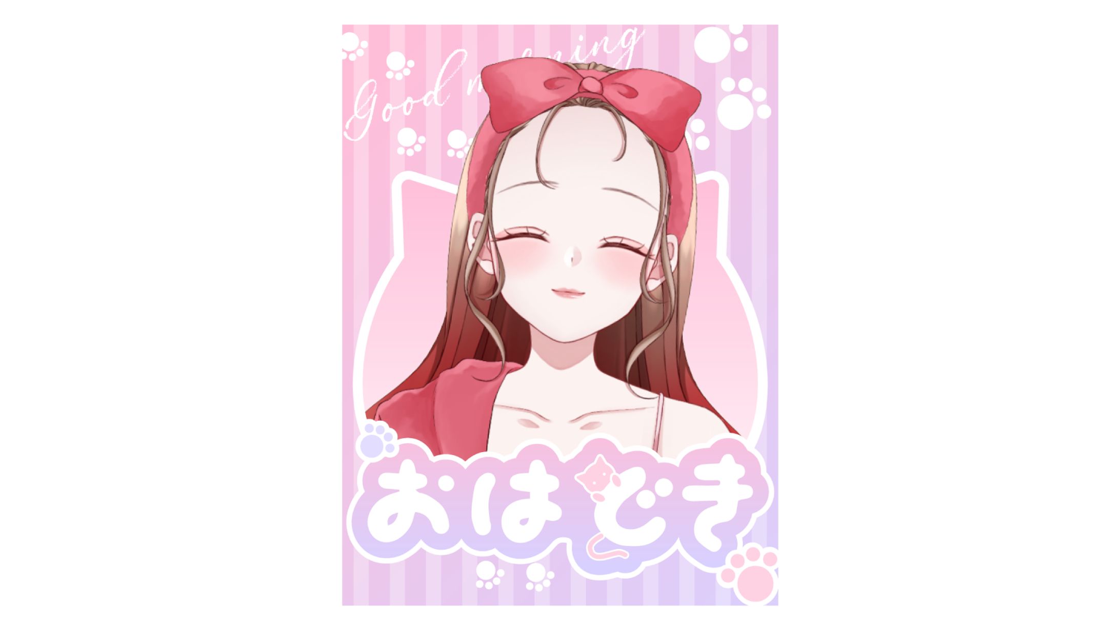 オリジナルおはV素材/どきんちゃん様-1