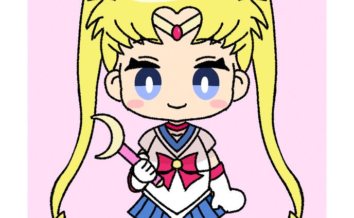 セーラームーン デフォルメイラスト