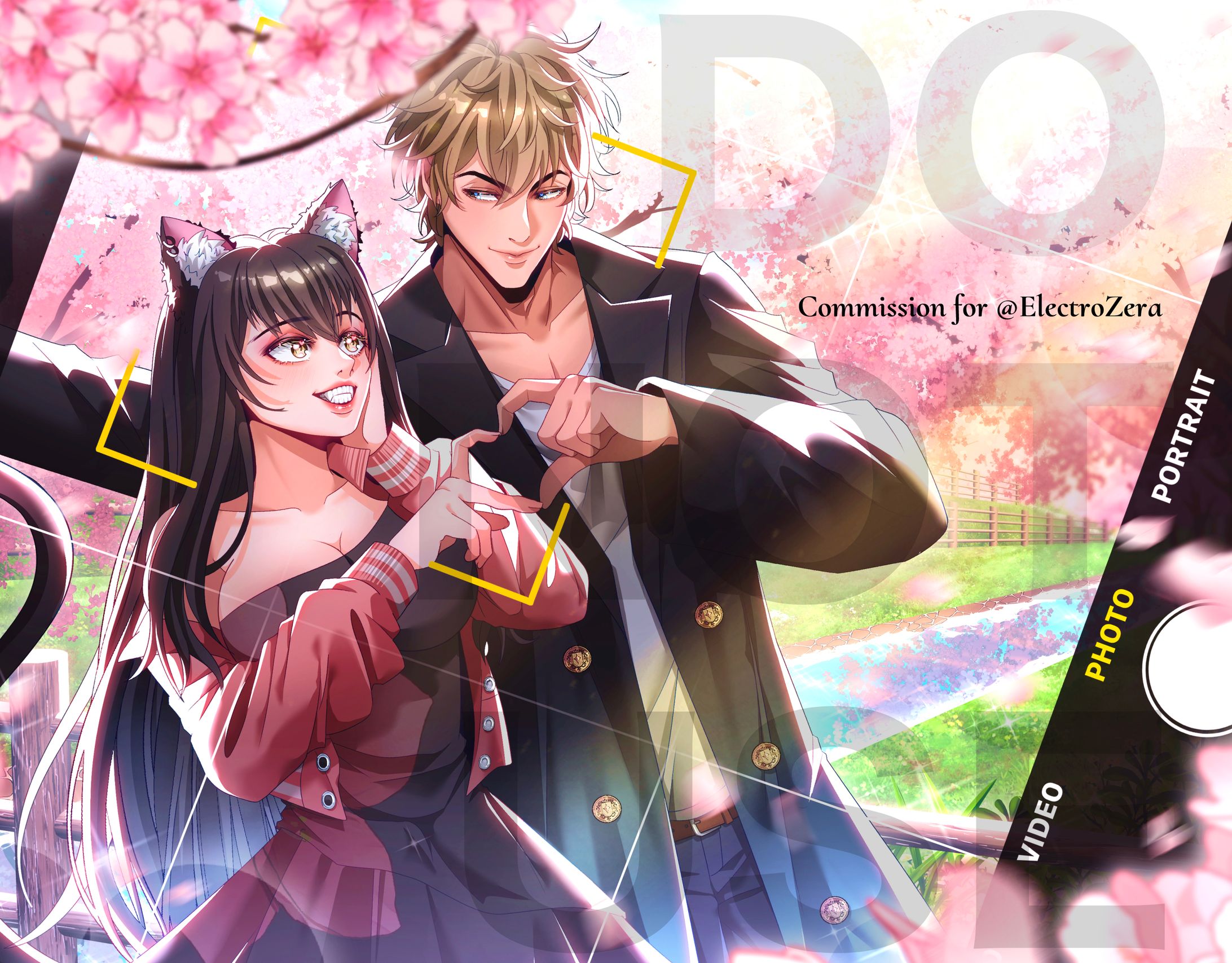 Commission for ElectroZera in colored illustration-1