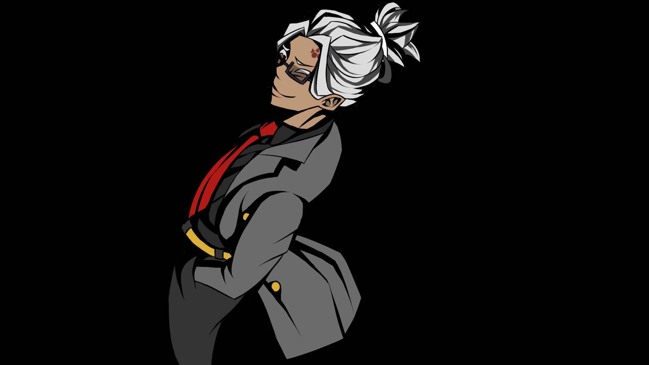 [立ち絵]クマウサギ　眼鏡ver-1