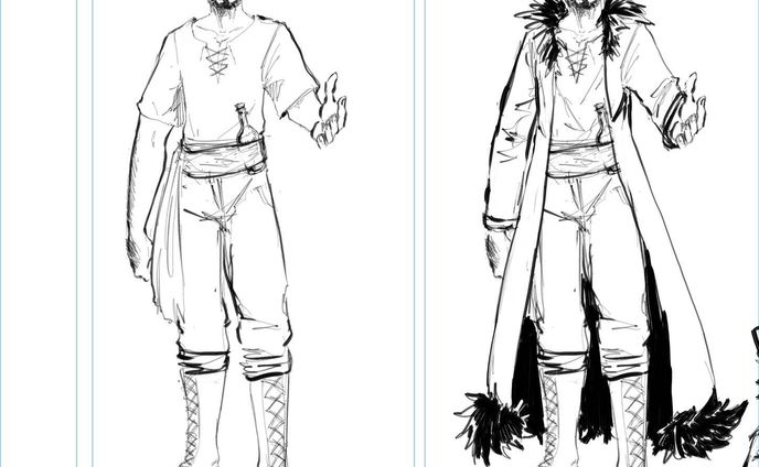 Alexander Magni House of Eden Webmanga Character Design