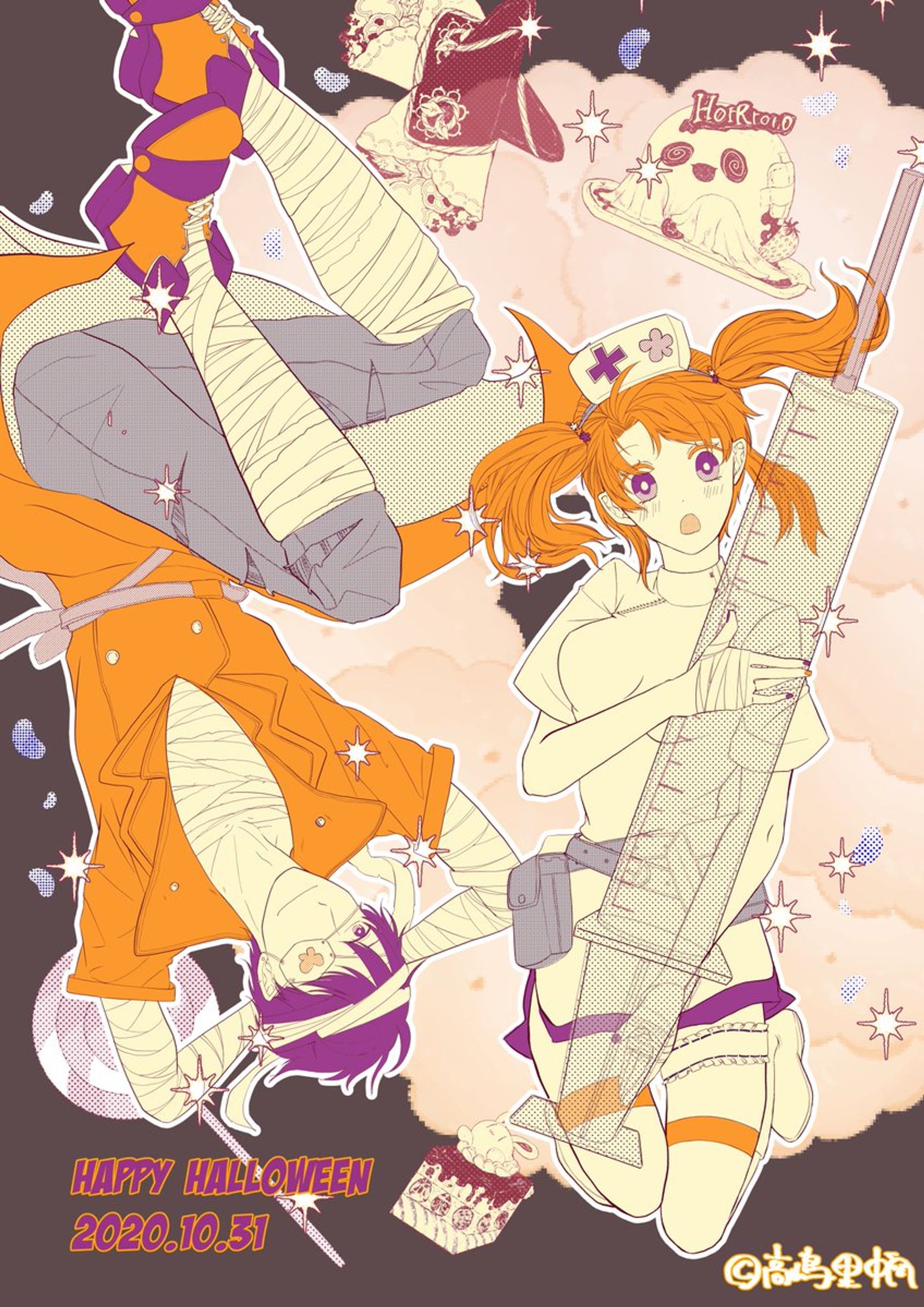 キャラクターイラスト【カラー絵見本】-1