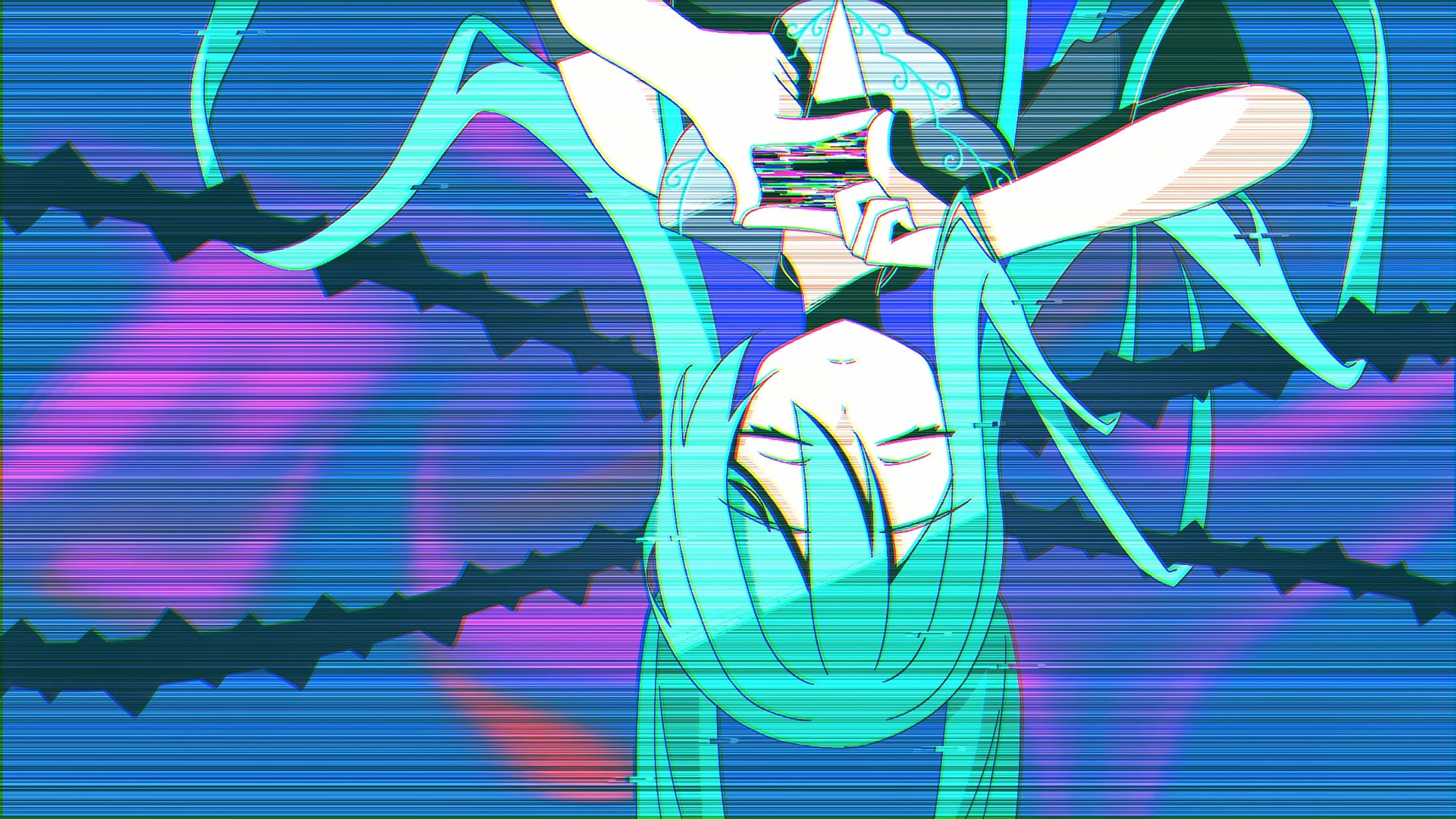 Divine Glitch (神様のバグ)　MVイラスト制作-1