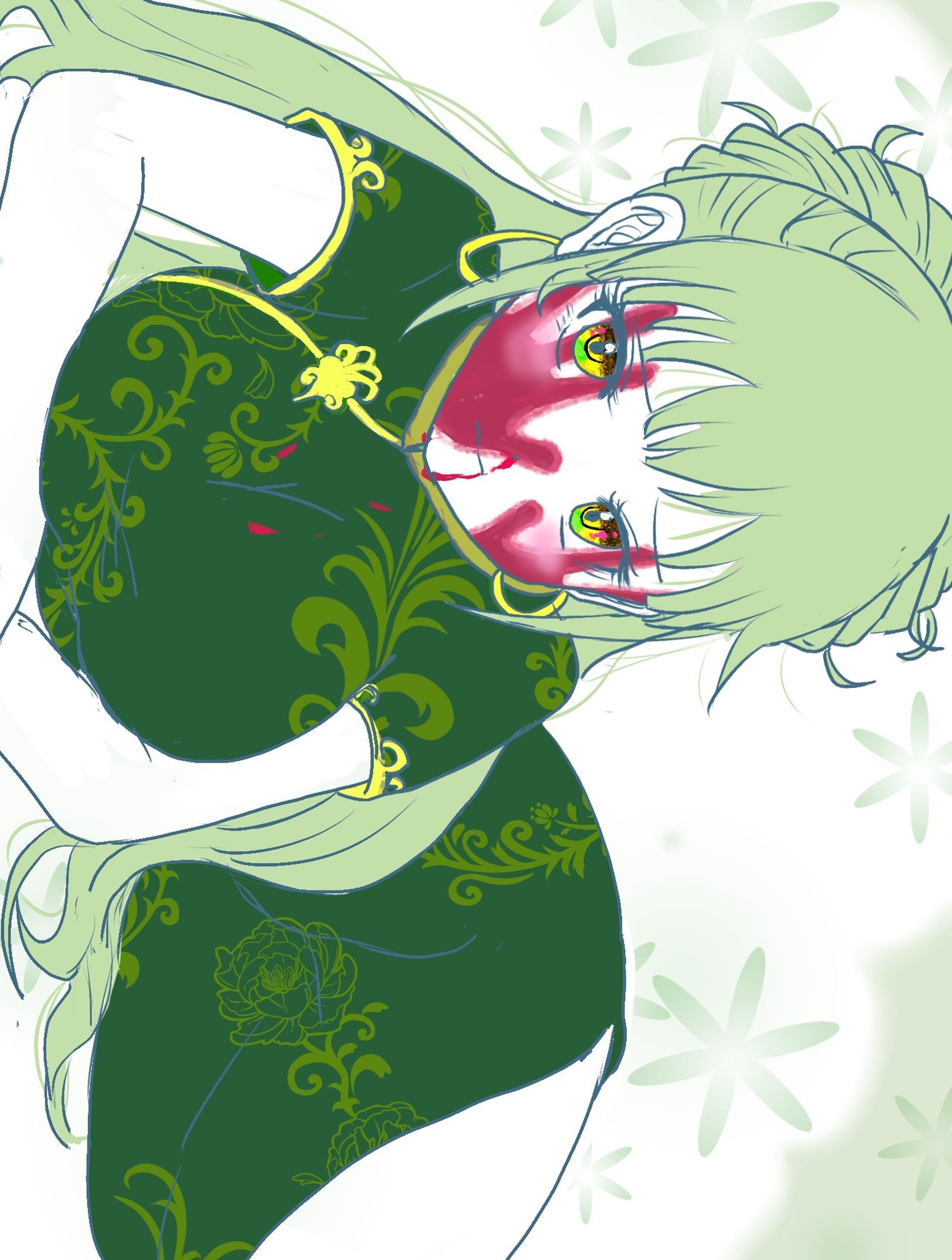 チャイナ服とビンタコラボ-1