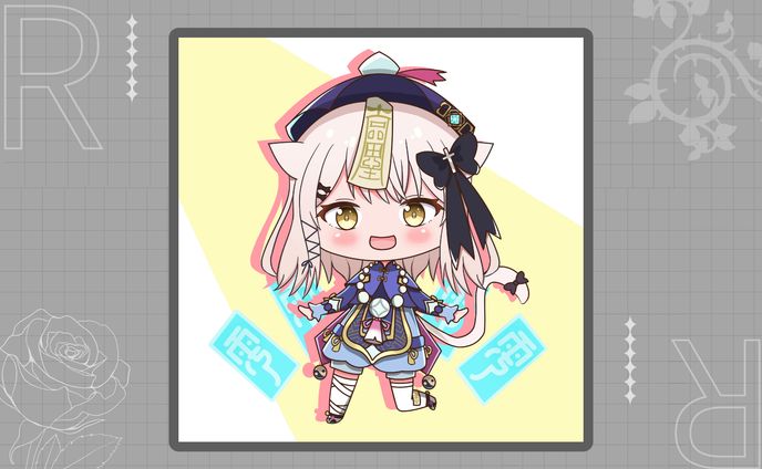 猫戸おゆち様　原神　七七衣装