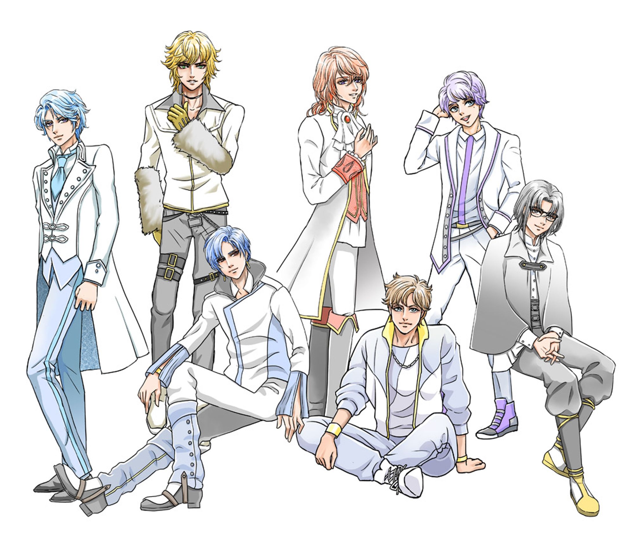 マキア2020年4月号コスメ記事キャラクターイラスト-1