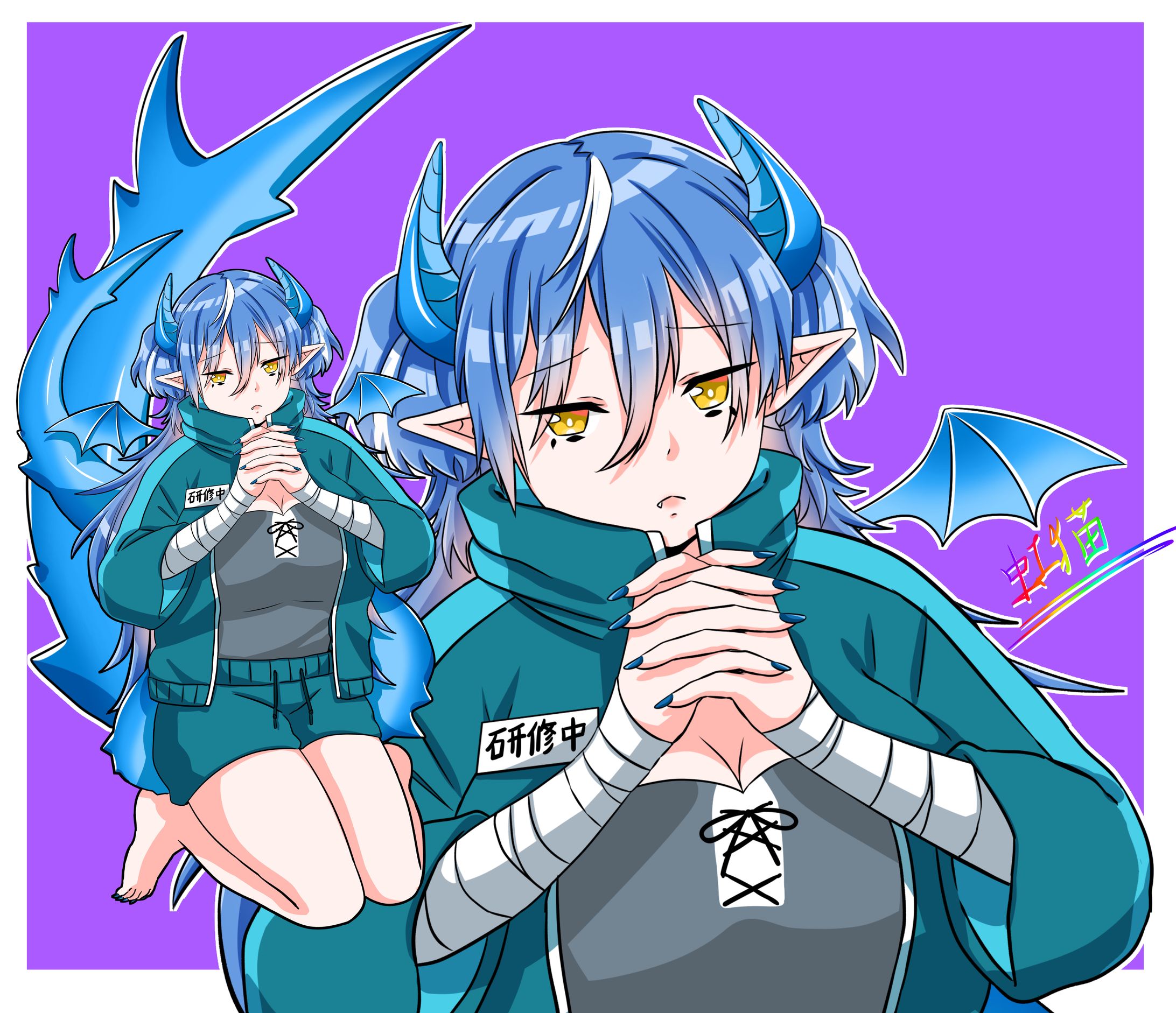 研修中ドラゴン娘-1
