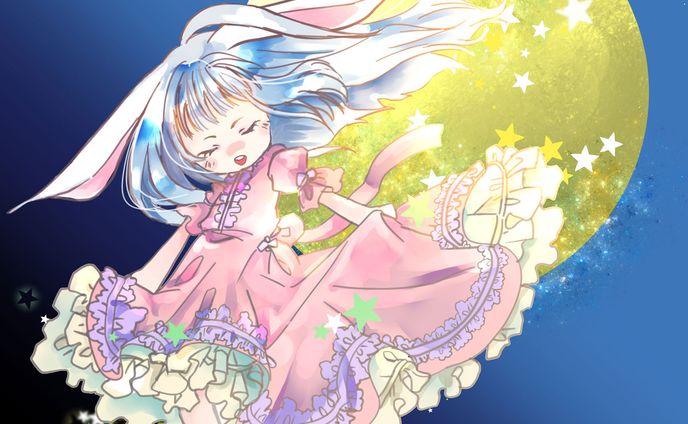 お月見のうさぎ