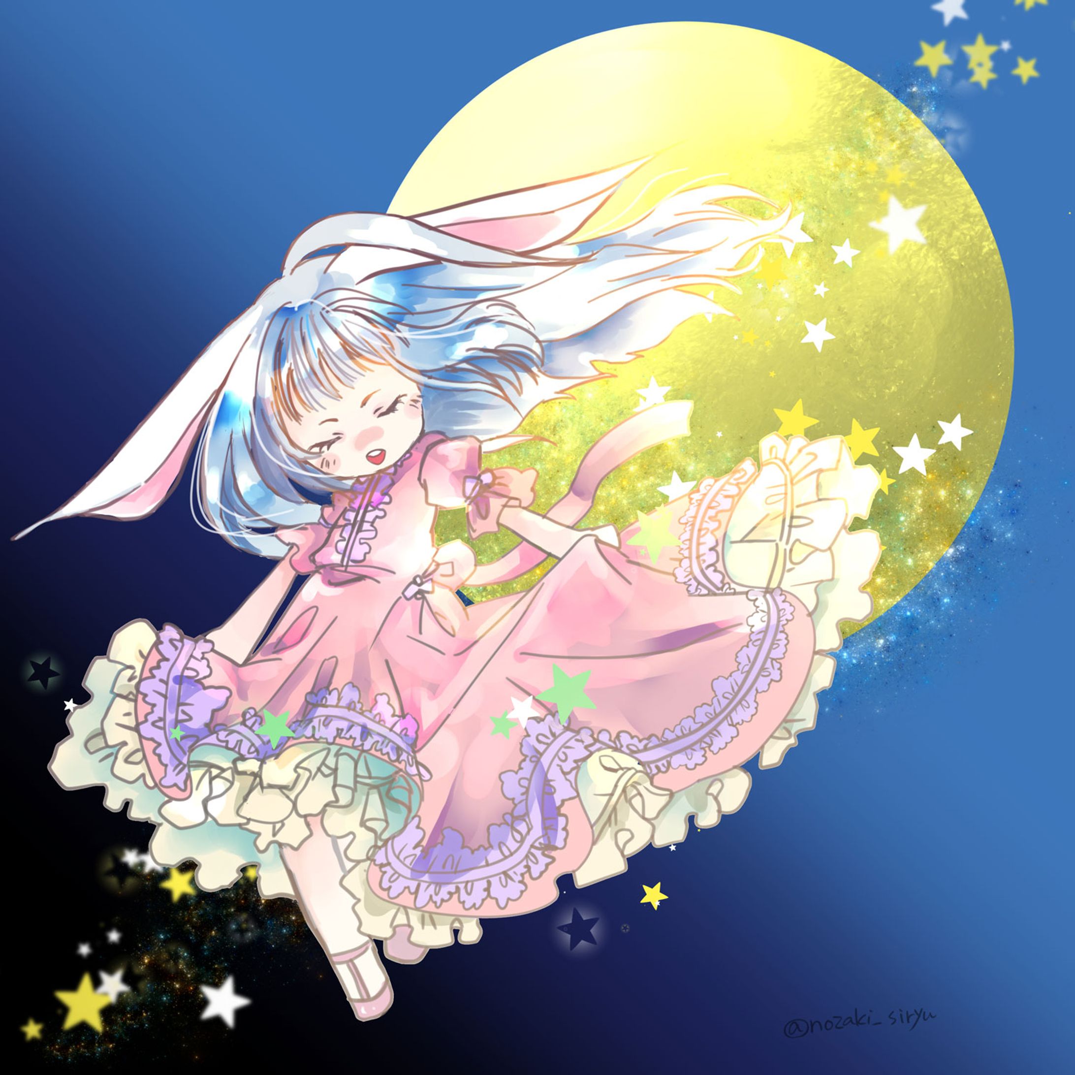 お月見のうさぎ-1