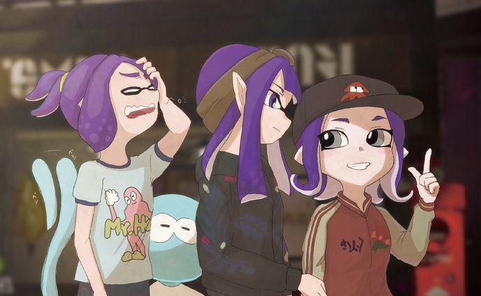 splatoon2 フレンドのファンアート