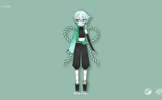 キャラクターデザイン、イラスト/sin.