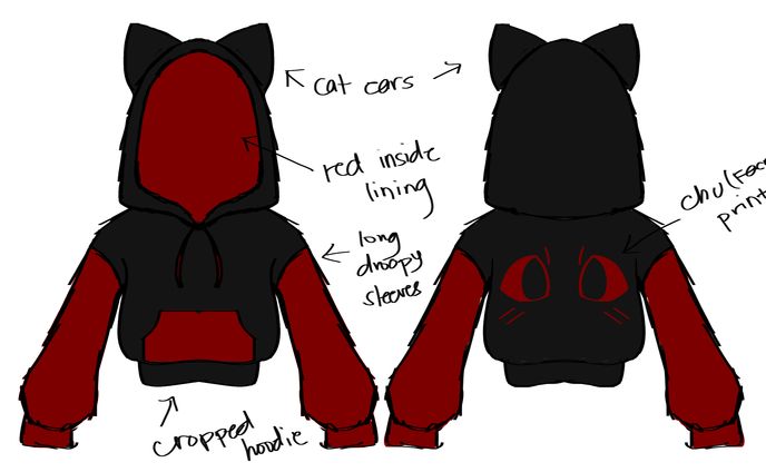 old chu hoodie design