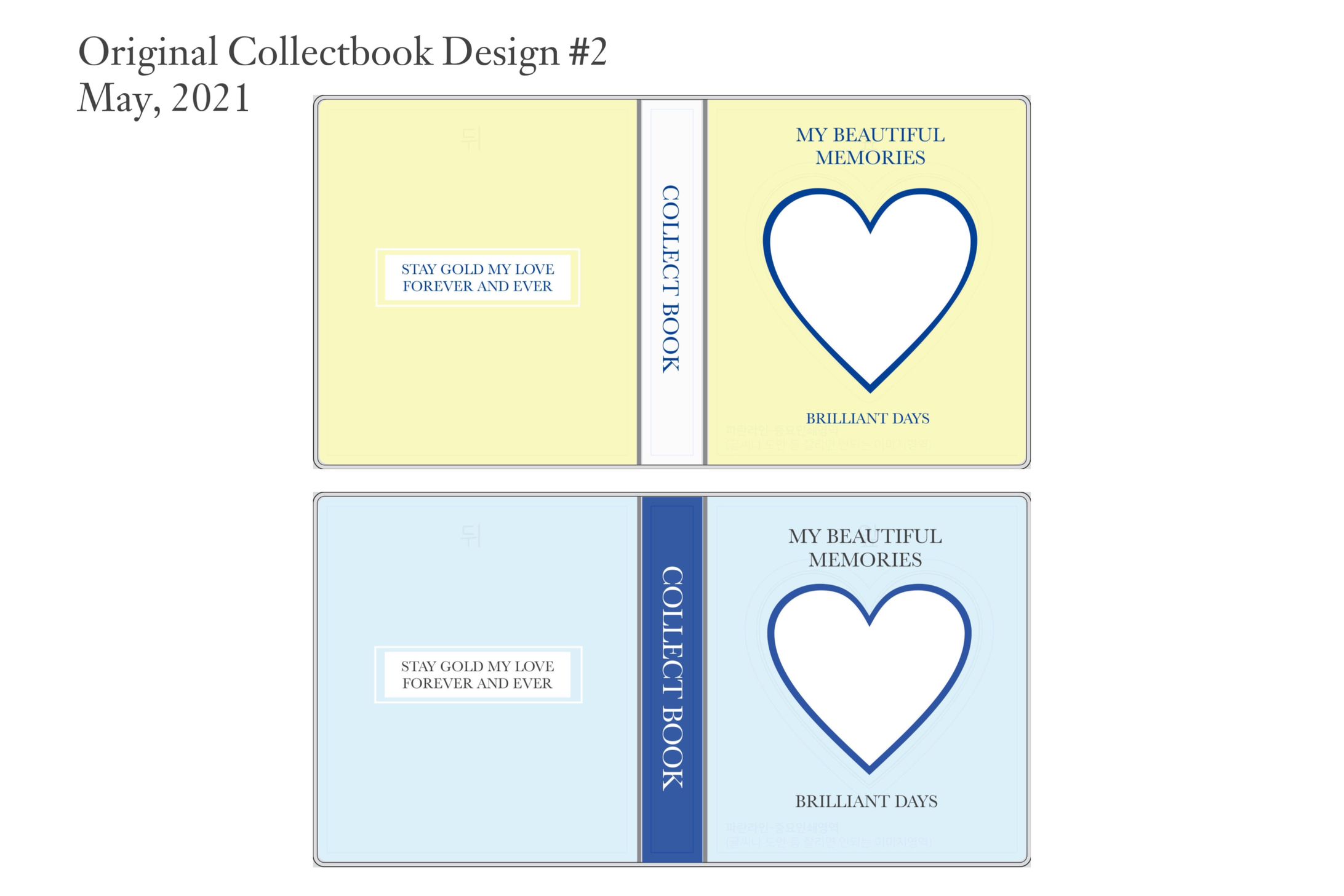 Original Collectbook 表紙・裏表紙 デザイン-1