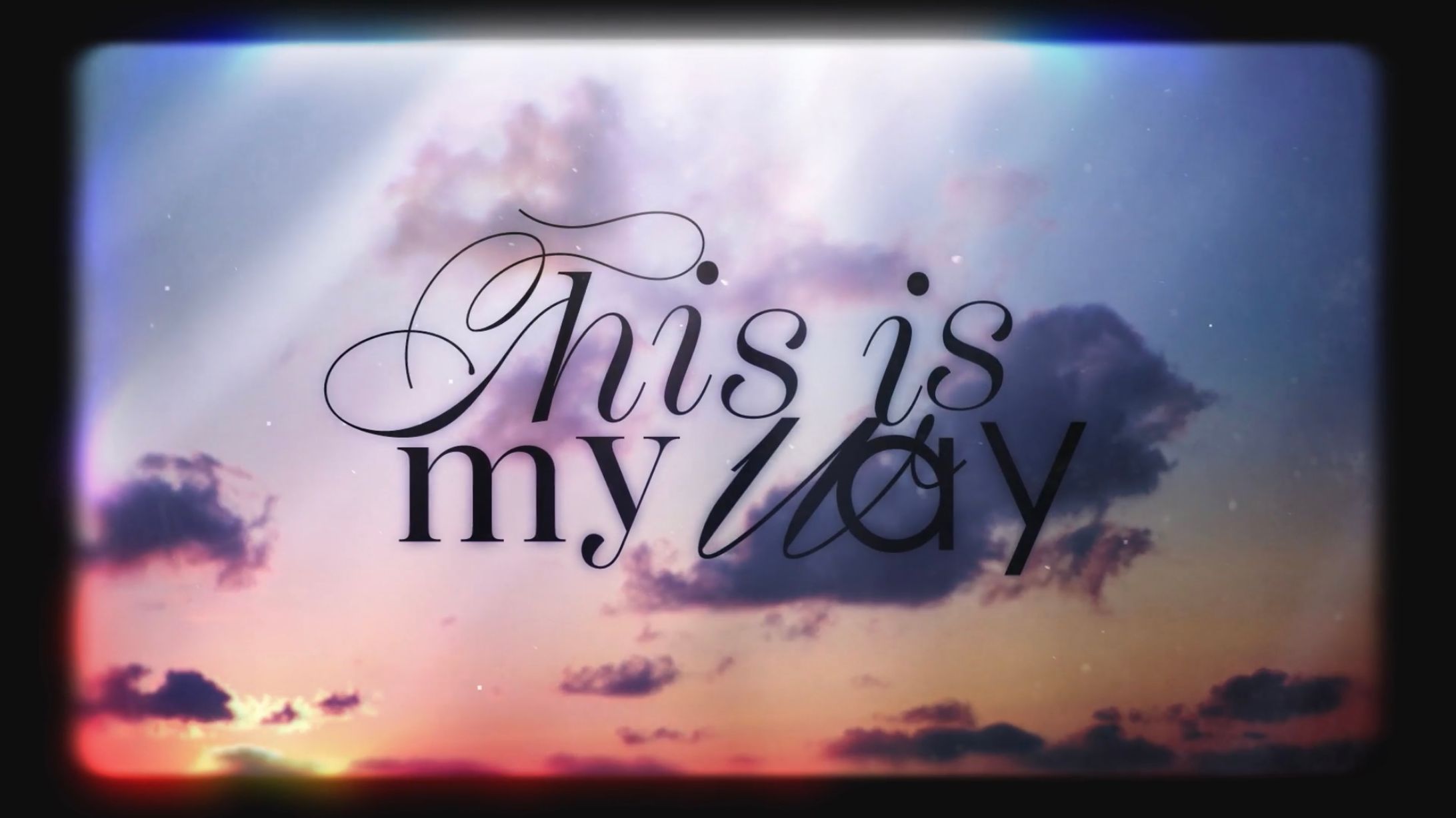 XlamV『This is my way』MV リリックデザイン-1