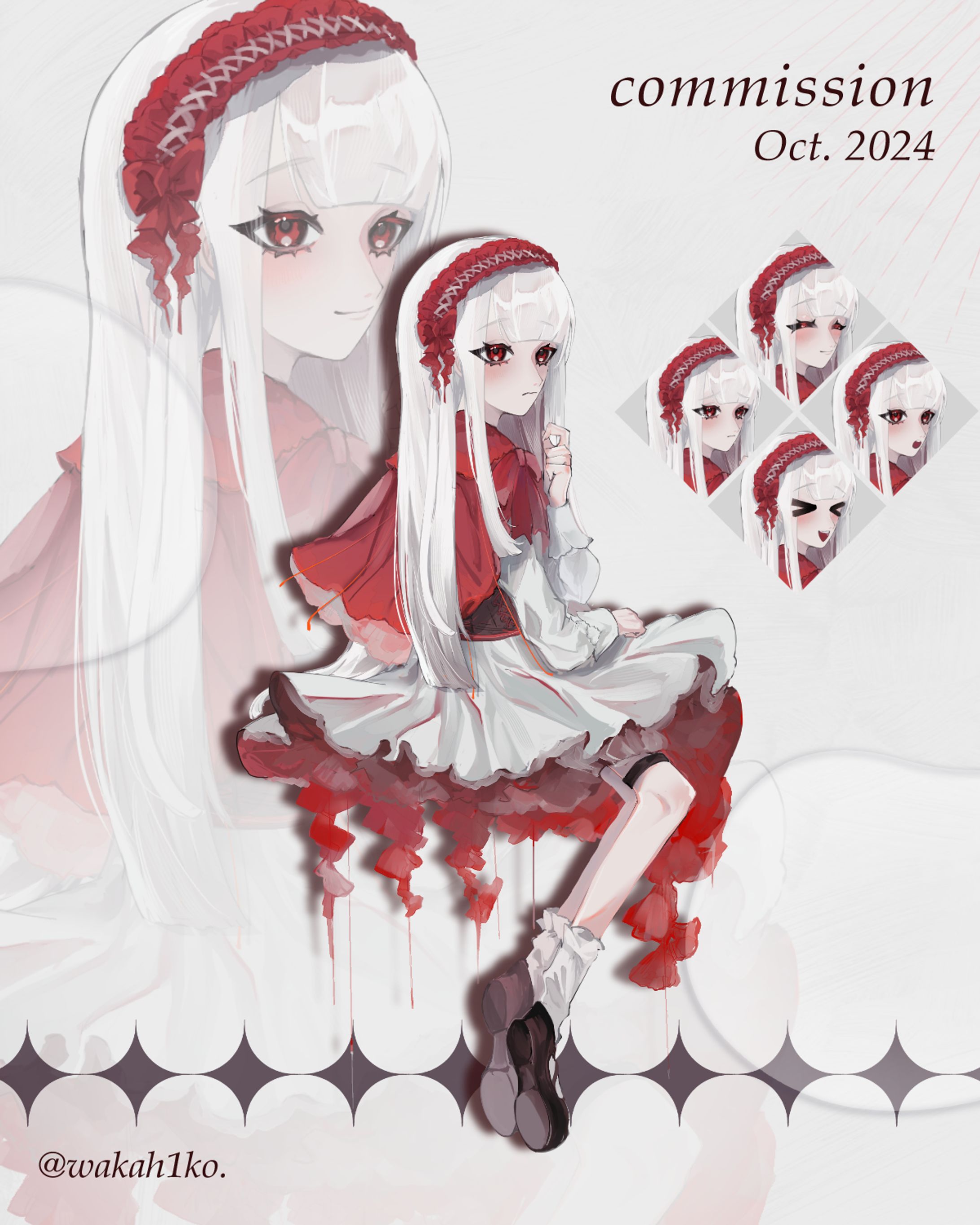 [commission]　TRPG用立ち絵　差分有-1