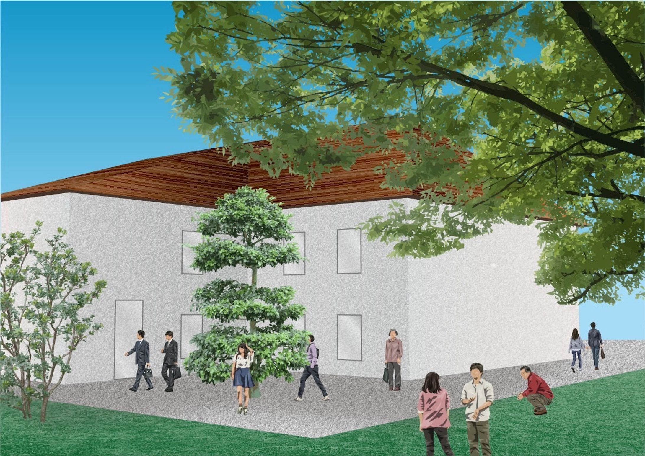 建築系イラスト作品-1