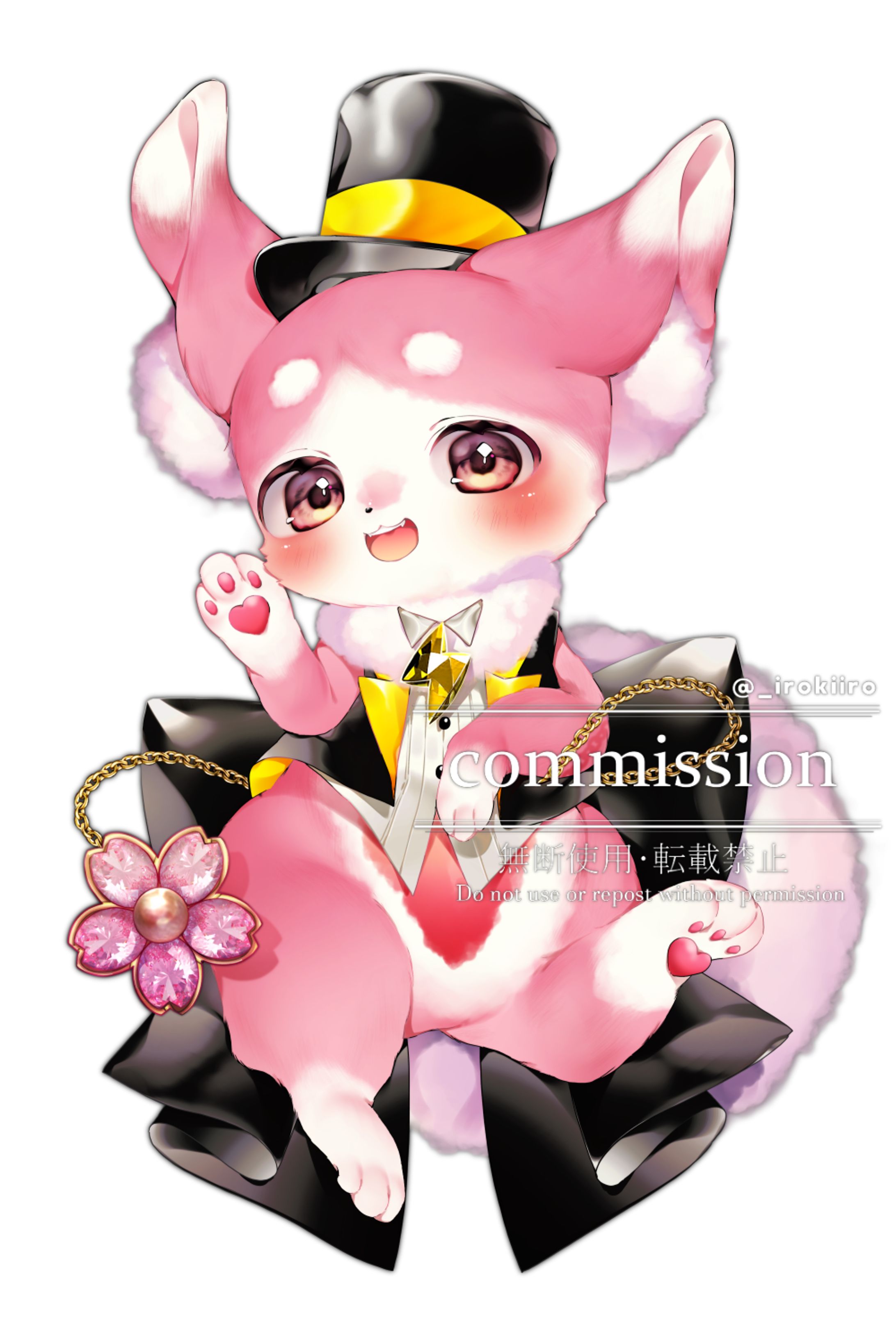 Vライバー　🌸ฅねるる～様　立ち絵-1