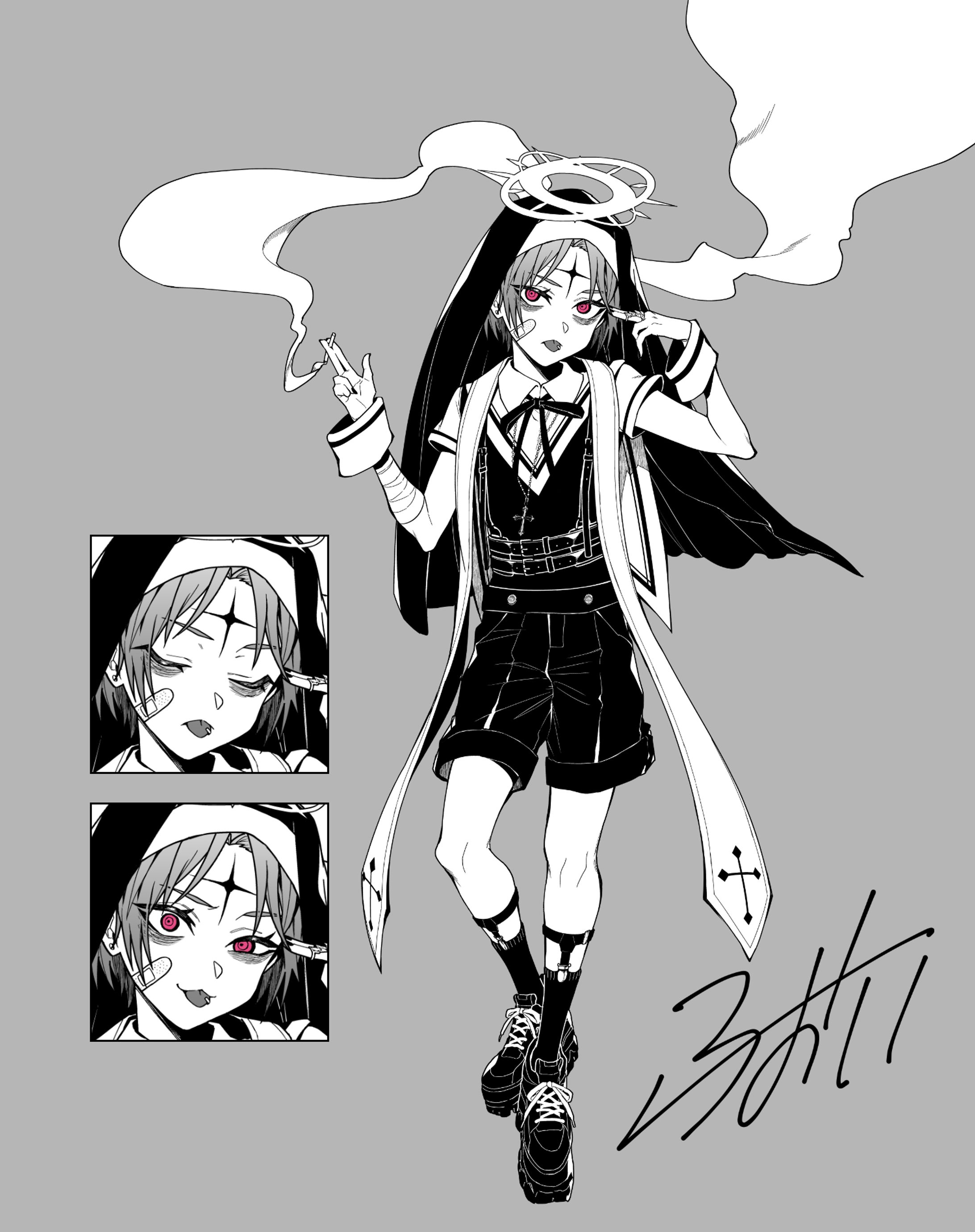 フォイ『神っぽいな』coverイラスト-1