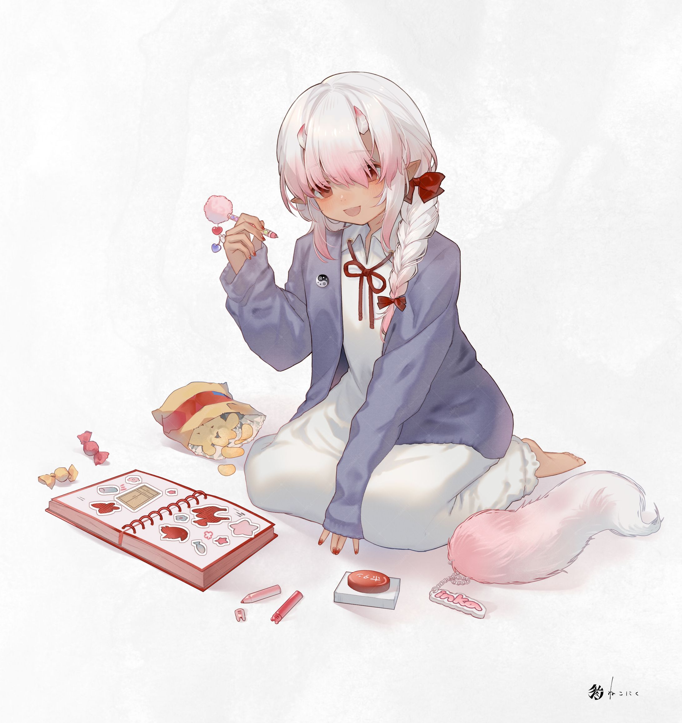 【イラスト】鬼ノ目隠花様 -1