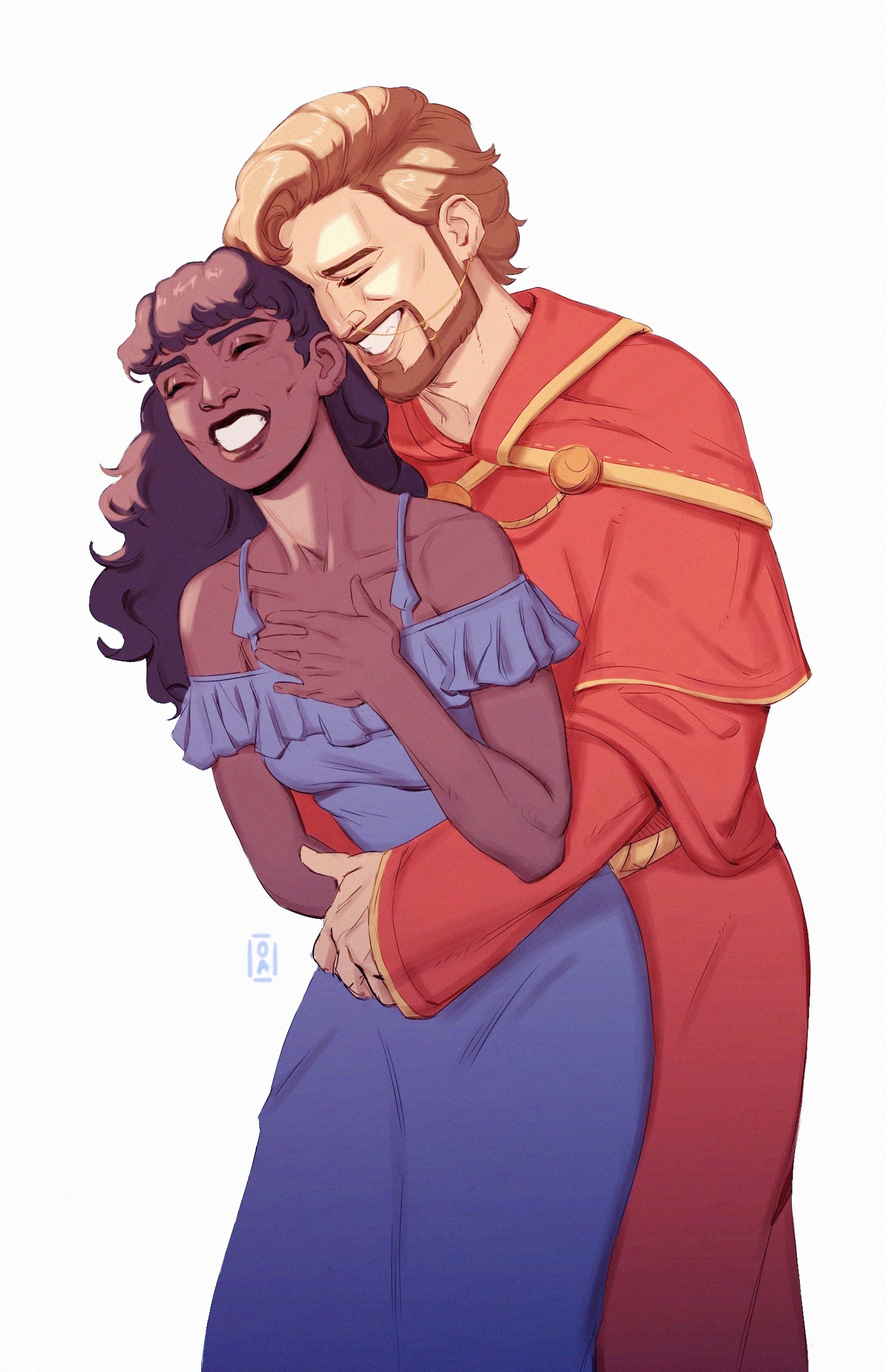 Commission work: "Hugs" -1