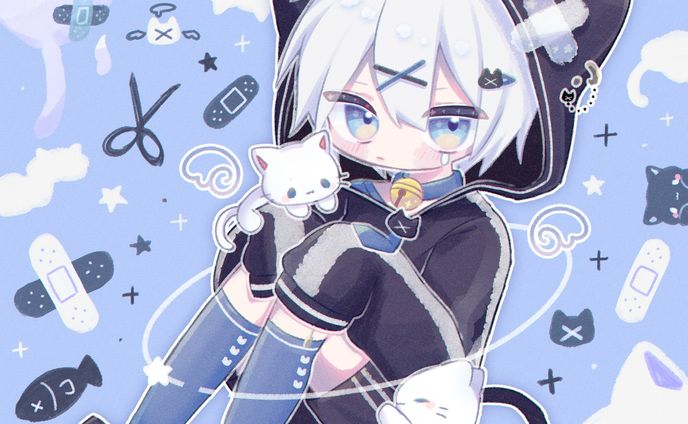 猫耳パーカーくん 立ち絵