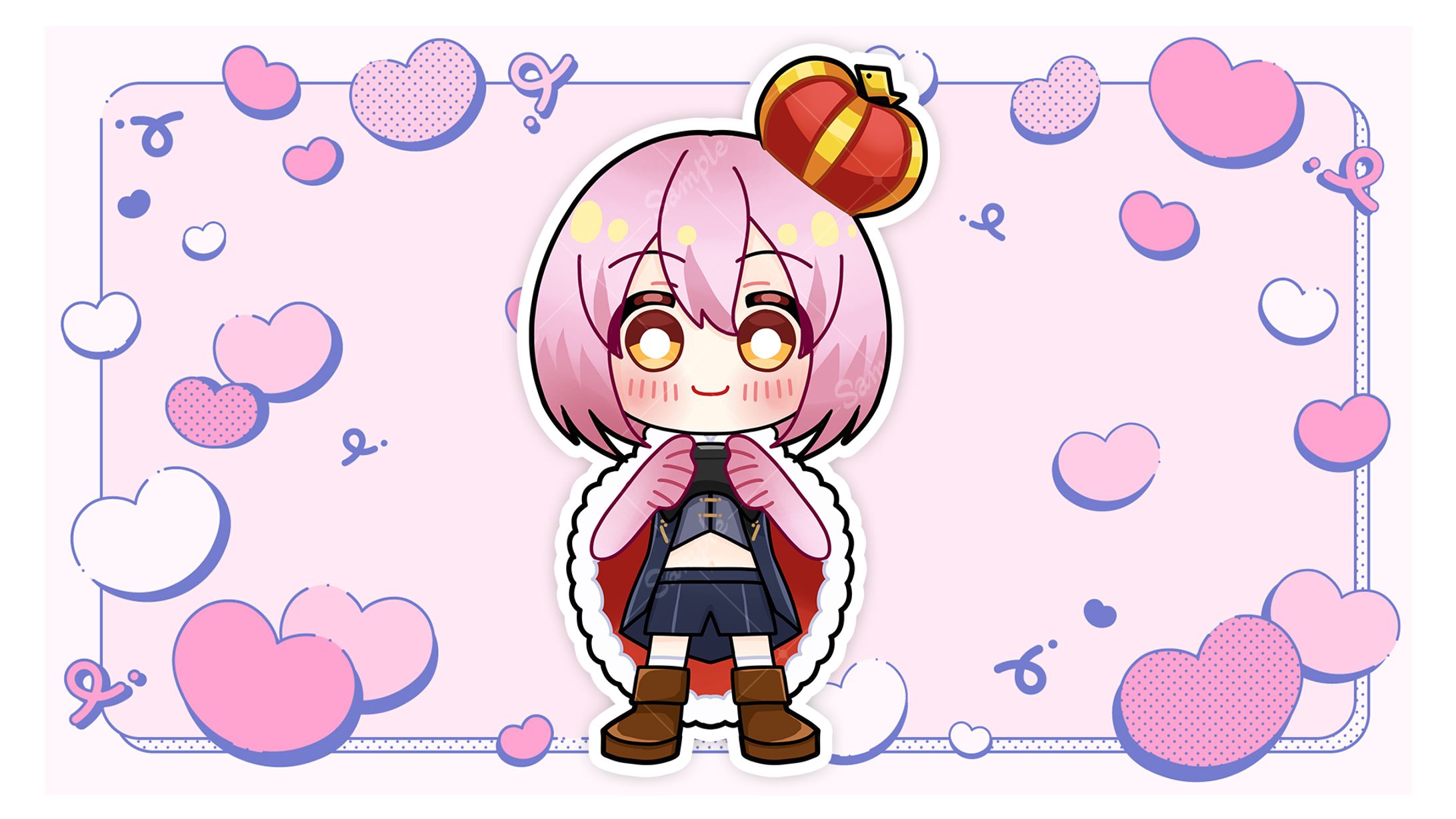 【SDイラスト】恋王様-1