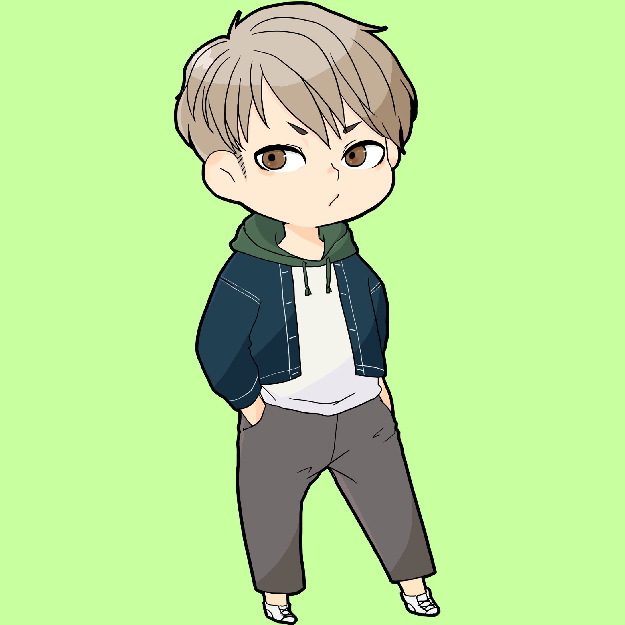デフォルメイラスト2(男の子)-1